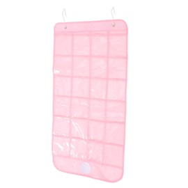 VILLFUL Classroom Pocket Chart for Cell Phones and Calculators Hanging Organizer with Clear Pockets for Easy Identification Space Saving Design Pink for Tidy Classroom Storage
