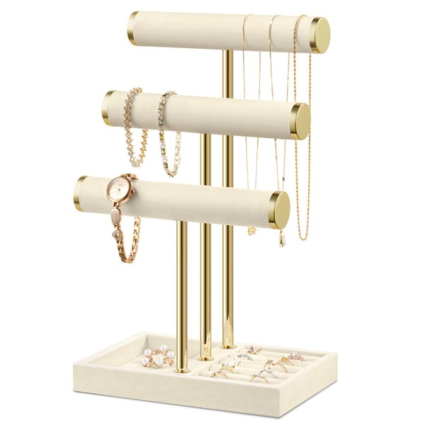 Josmimic Bracelet Holder Jewelry Organizer Display - 3 Tier T