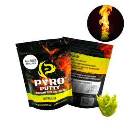 Phone Skope PYRO Putty 4 oz Refill Bag | Emergency Survival Fire Starter | Ultra-Lite Blend