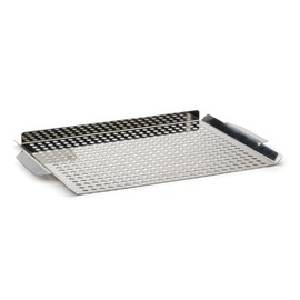 RSVP Stainless Steel Barbecue Grilling Pan