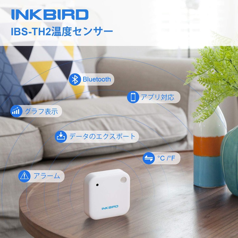 INKBIRD Bluetooth Thermometer, High Accuracy, Temperature Logger, Graph Display, Smart