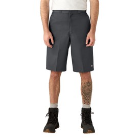 Dickies Men's 13 Inch Loose Fit Work Short - Durable Utility Shorts, Multi-Pocket Design, Lightweight for Shop & Jobsite, Charcoal, 50