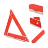 BUGUUYO Reflective Triangle Warning Sign for Emergency Roadside Safety Design