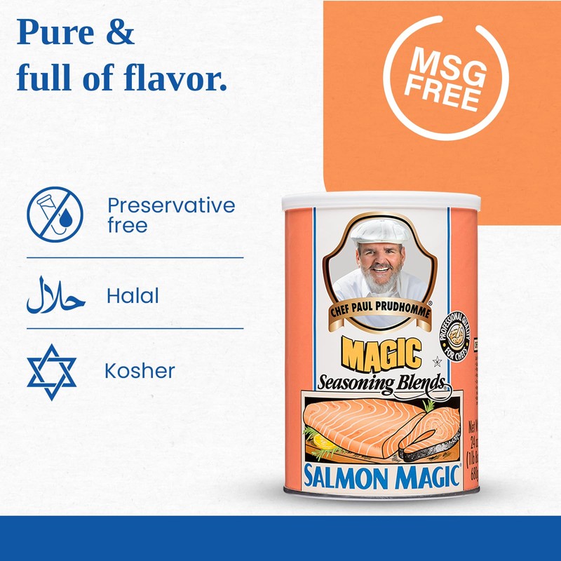Chef Paul Magic Seasonings Blends Salmon Magic | Salmon Seasoning