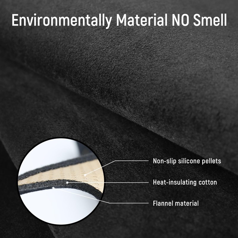 YOJOJOCO Dash Cover for Chrysler Pacifica 2017-2025 2026 Accessories Flannel