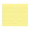 Filofax Personal Yellow Ruled Notepad