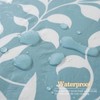 MATIRUG Vinyl Table Cloth with Flannel Backed, Waterproof Oil-Proof PVC