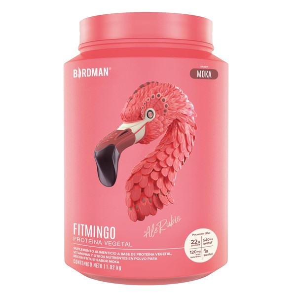 Birdman Fitmingo Protena Vegana con Fit, Beauty y Balance Blends.