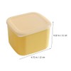 Healvian Mini Fridge Plastic Cheese Storage Containers with Airtight Lid