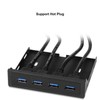 USB Front Panel 4 Ports USB 3.0 Dual 19 Pin