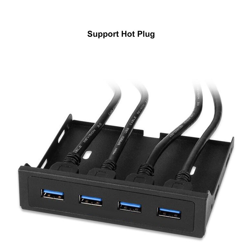 USB Front Panel 4 Ports USB 3.0 Dual 19 Pin