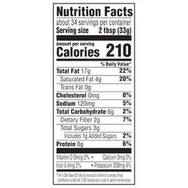 Peter Pan Natural Creamy Peanut Butter Spread, 40 OZ