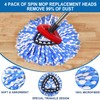 4 Pack Mop Replace Heads for O Cedar Rinse Clean