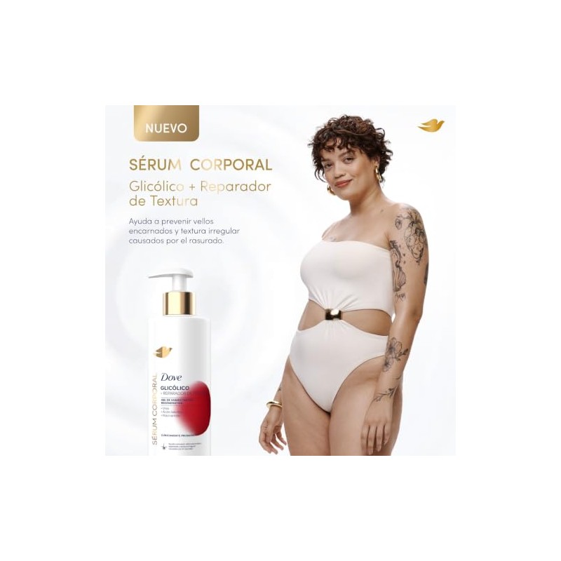 Dove Sérum Corporal Glicólico Reparador de Textura 400 ml