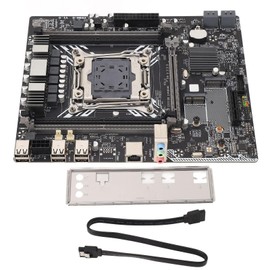 X99M G Desktop Motherboard, 4 DDR4 128GB LGA 2011 3 Computer Mainboard for Intel for XEON E5, M.2 Port M ATX Gaming Motherboards, 4 SATA3.0, 6 USB2.0, 4 USB3.0, M.2 NVME Port