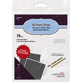 Scrapbook Adhesives by 3L 3D Foam Strips, Black