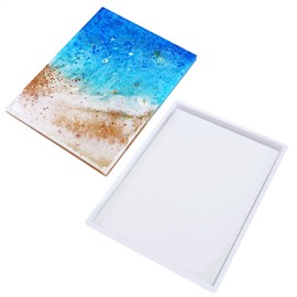 Shanglist Silicone Tray Molds for Epoxy Resin, Large Epoxy Resin Casting Mold for DIY Crafts Serving Board