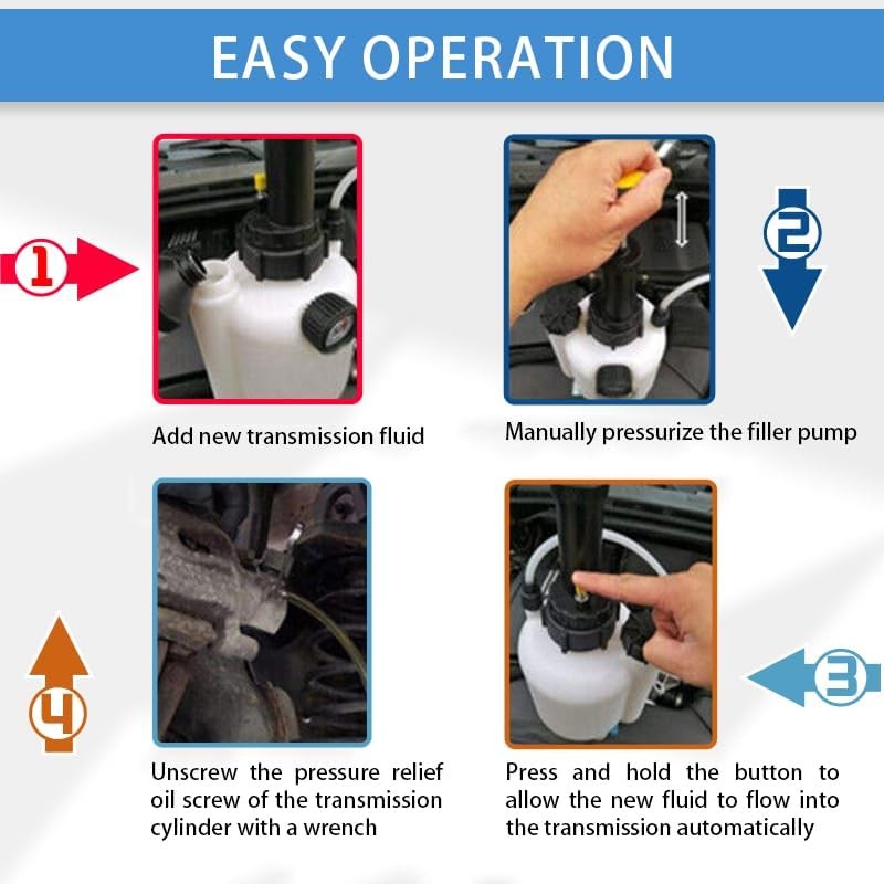 altivox 3L Transmission Fluid Pump Manual Oil Transfer Pump Fluid