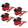 4pcs JX PDI-6221MG Metal Gear Digital Servo 20kg Torque Aluminums