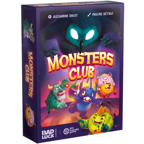 BAD LUCK GAMES - Monsters Club - Board Game -