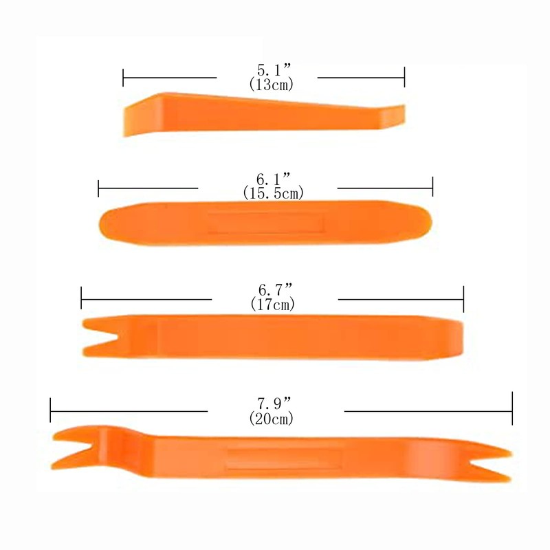 Lansonee 4 PCS Car Audio Dash Removal Plastic Pry Tools