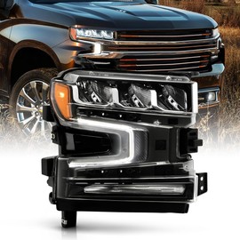 KEEKPO - For 2019 2020 2021 Chevy Silverado 1500 w/Halogen Signal LED Headlight Headlamp Replacement Passenger Side