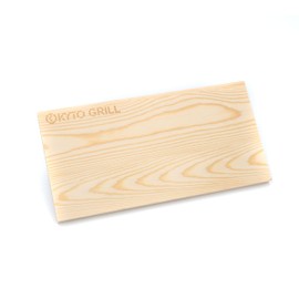 Kyto Cedar Wood Smoking Grill Plate 30 x 15 x 1 cm Grill Board Salmon Grill Planks for Smoking Fish Meat Vegetables
