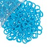 200 Pcs Solid Color Cotton Hair Ties Toddler Girls' Elastics Hair Ties Seamless Ponytail Holder Hair Accessories (teal)