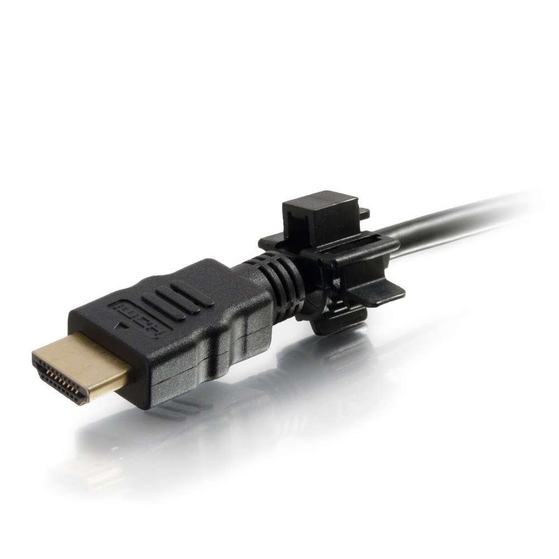 Legrand - C2G HDMI Cable Lock, Black HDMI Cable Locking