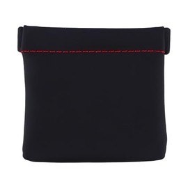 Funda Impermeable para Auriculares, de Piel Sint¨¦Tica, Color Negro