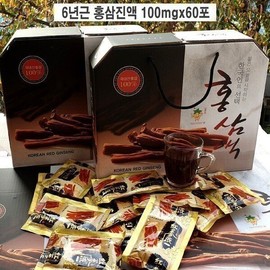 홍삼만넣고 달인 프리미엄 대현네 홍삼진액100mgx60포 Premium Daehyun Red Ginseng Extract 100mg x 60 Sachets with Only Red Ginseng Added