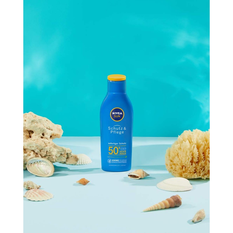NIVEA SUN Sonnenmilch mit verbesserter Formel, Lichtschutzfaktor 50+, 200 ml