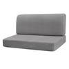 Fenteer Premium RV Seat Cushion Covers for Camper Sofas, Gray,