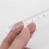 sourcing map Straight Plastic Ruler 15 cm, 18 cm, 20