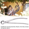 Concave Cutter Chromium Alloy Silver Bonsai Concave Branch Cutter Durable