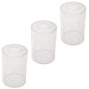 Crack Finish Glass Lamp Shade, 3 Pack LEDupdates Clear Crackle