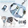 PUPTECK Cat Harness and Leash Set Escape Proof Reflective Cat