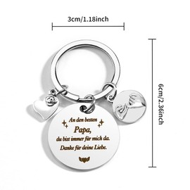 Father's Day Gift Keyring Gift Dad Birthday Gift for Dad Father's Day Gifts for Dad Gift Ideas Gift for Dad Special Gift for Men Keyring Dad, dad2