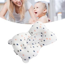 Baby Bath Pad, Breathable Soft Sink Baby Bath with Connectable Bath Mat, Baby Bath Seat, Baby Bathtub Mat, Adjustable Nonslip Newborn Toddler Bath Cushion for 0 to 12 Months
