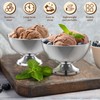 Ice Cream Bowl Set, 4 Pcs Food Grade Stainless Steel