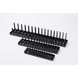 Socket Holder Set of 3 - Clear and Convenient Access - Organize and Store Socket Wrench