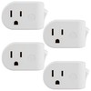 UltraPro GE Grounded On/Off Power Switch, 4 Pack, Plug-in, Energy