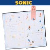 Innovative Designs Sonic Stationery Set for Kids, Sonic Journal, Stickers,