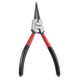 HARFINGTON Snap Ring Plier 7" CR-V External Circlip Pliers with 0.08" Straight Jaw Tip for Ring Remove Retaining Pliers