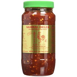 Huy Fong, Sambal Oelek Chili Paste, 18-Ounce Bottles (Pack of 6) by Huy Fong