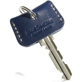 BLUE SINCERE Key Cover, Italian Leather, Genuine Leather, Key Cap, Security Protection, Key Cover, Key Number, Hidden, Cowhide Leather Strap, Men's, Women's, Brand / IKH3 (Large, Dark Navy)