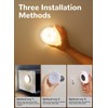 Homelist 3 Pack Motion Sensor Lights Indoor, Rechargeable Wireless LED