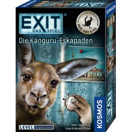Kosmos 695071 EXIT The Game ‘Die Känguru-Eskapaden’ for fans of Marc-Uwe Kling’s Kangaroo Stories, Level: Advanced, Escape Room Game
