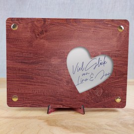 Hochzeitsgeschenke - XL Geldgeschenk aus Holz inkl. Ständer | Just Married, Hochzeitsdeko, Gastgeschenke Hochzeit, Hochzeitsgeschenke für Brautpaar Geld, Hochzeit Geschenk
