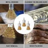 Mixiflor 18 Pack Wire End Brush Set, Brass Wire Brush